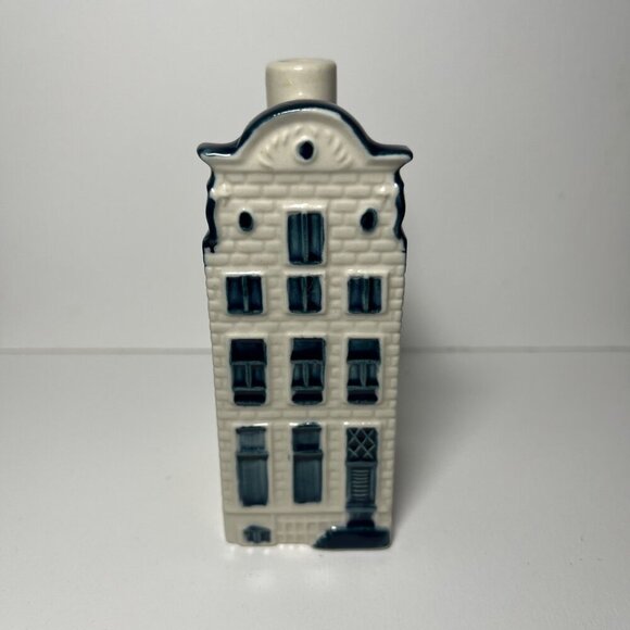 KLM House No. 60 Delft Blue Ceramic Miniature Collectible By Bols *empty* - Picture 1 of 9